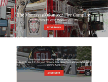 Tablet Screenshot of manassasfire.com